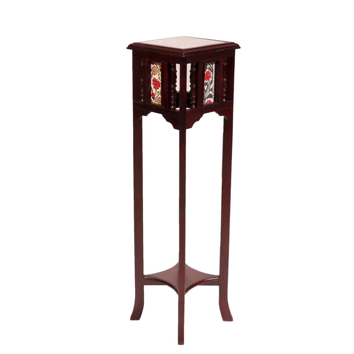 Nola Marble Tiled Side Table — view 3