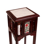 Nola Marble Tiled Side Table — view 5
