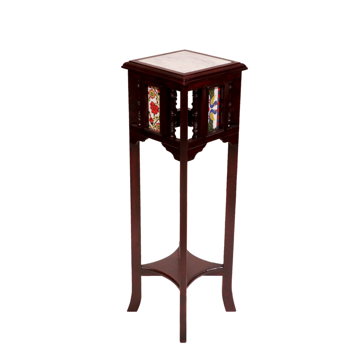 Nola Marble Tiled Side Table — view 8