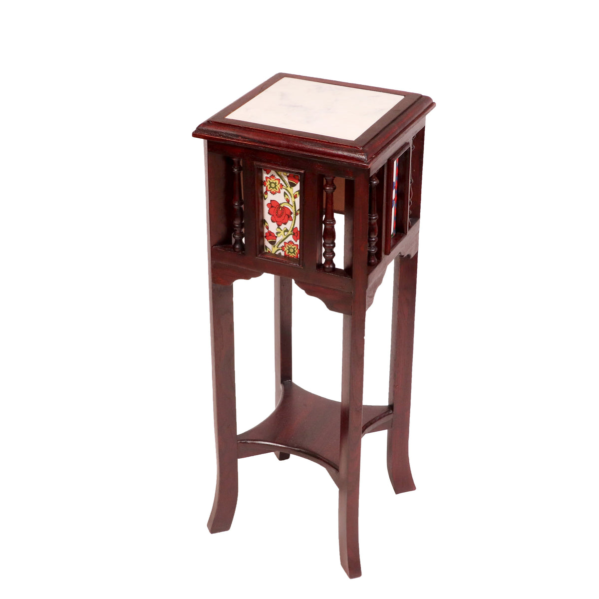 Nola Marble Tiled Side Table — view 12