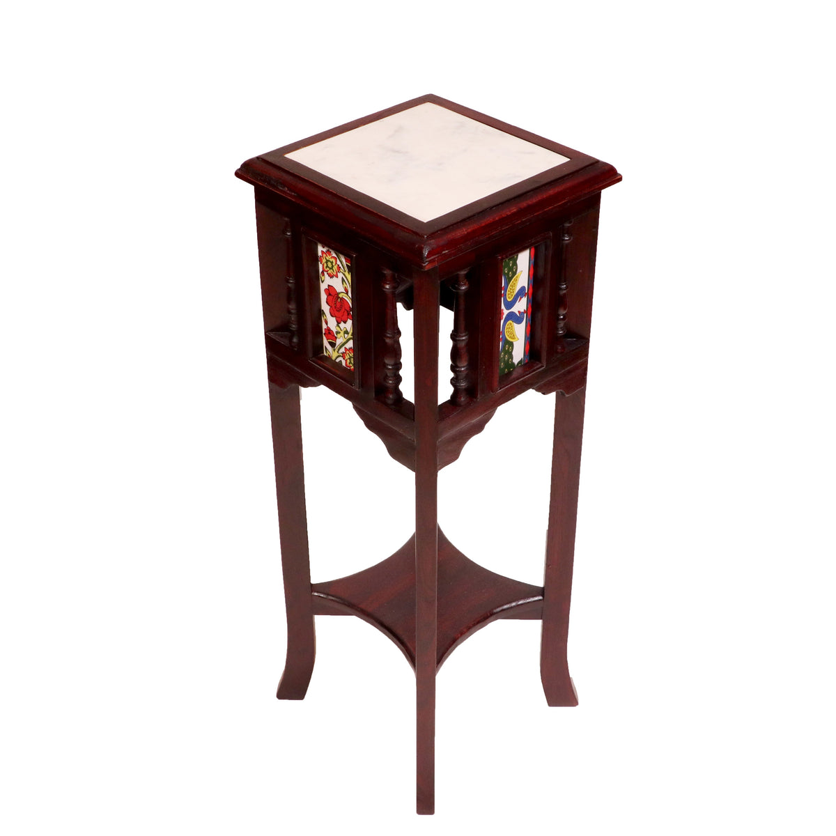 Nola Marble Tiled Side Table — view 13