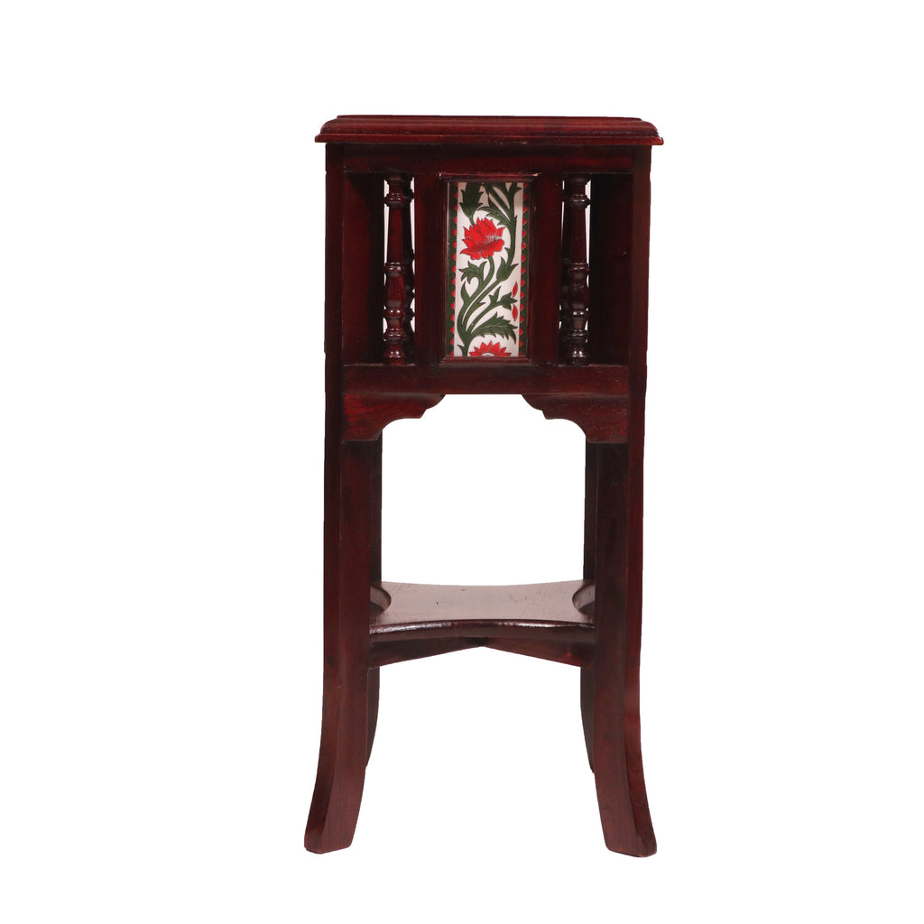 Nola Marble Tiled Side Table — view 15