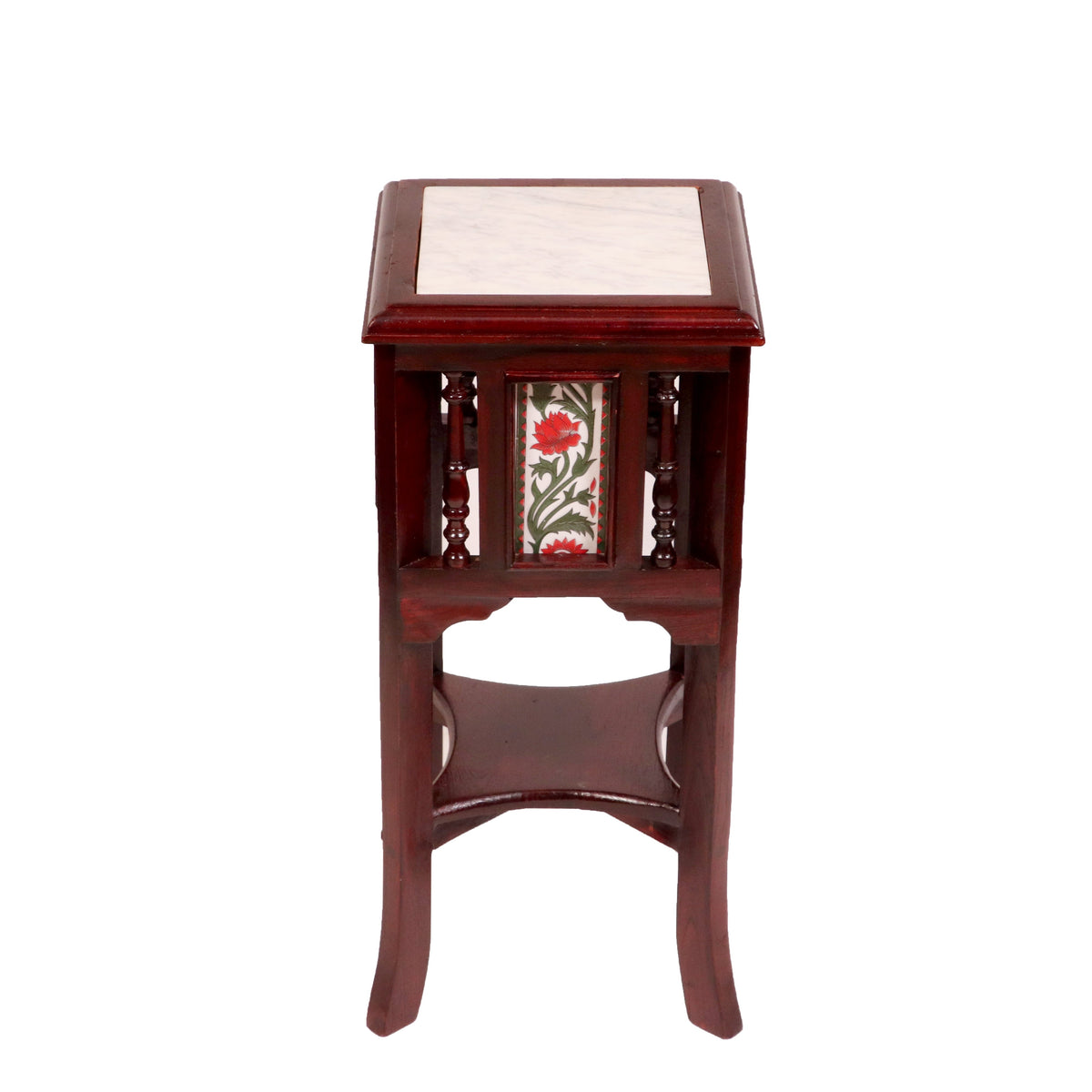 Nola Marble Tiled Side Table — view 16