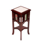 Nola Marble Tiled Side Table — view 18