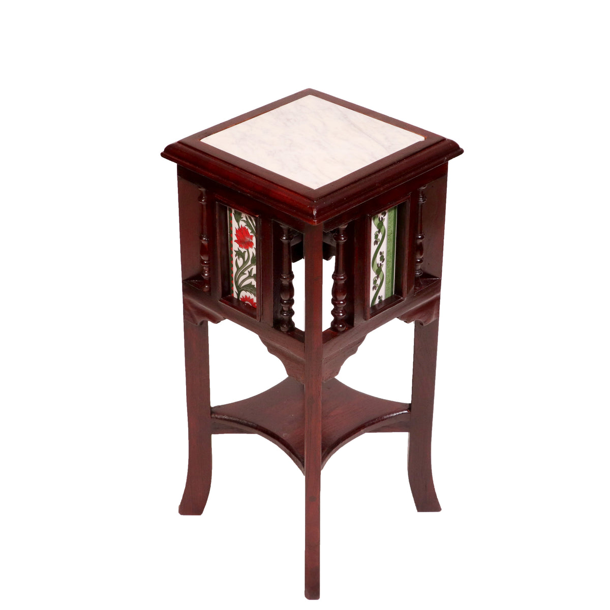 Nola Marble Tiled Side Table — view 18
