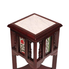 Nola Marble Tiled Side Table — view 19