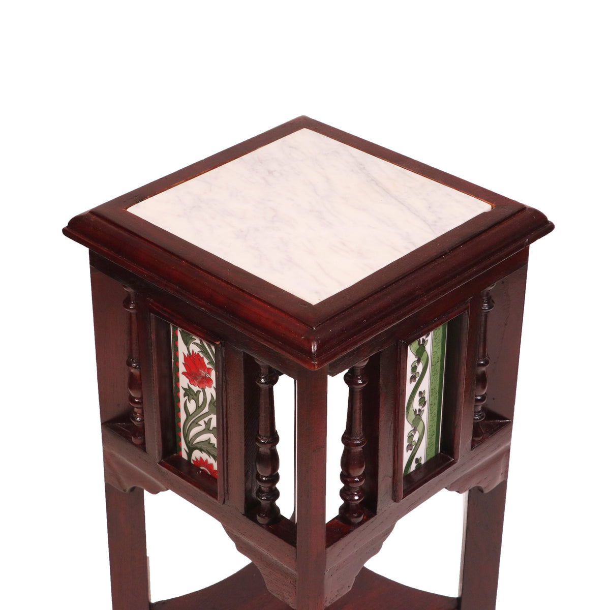 Nola Marble Tiled Side Table — view 19