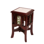 Nola Marble Tiled Side Table — view 21