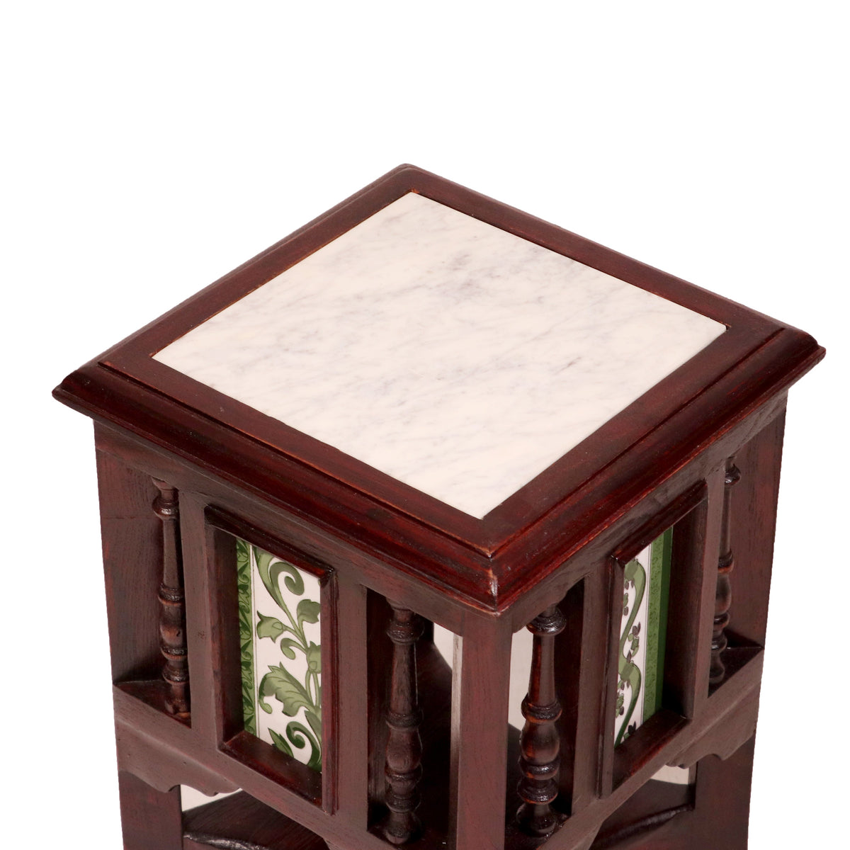 Nola Marble Tiled Side Table — view 23