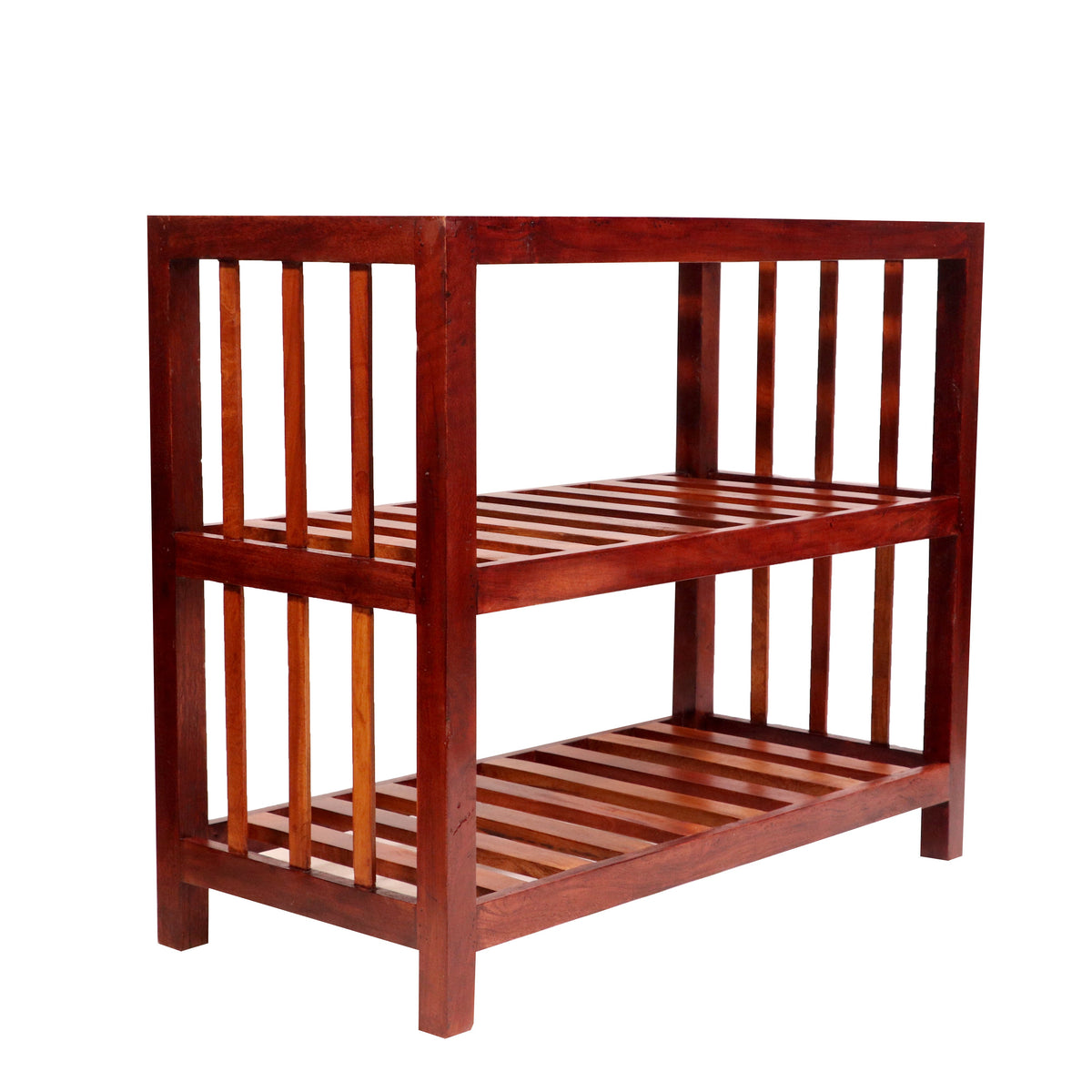 Evora Solid Wood Storage Rack — view 2