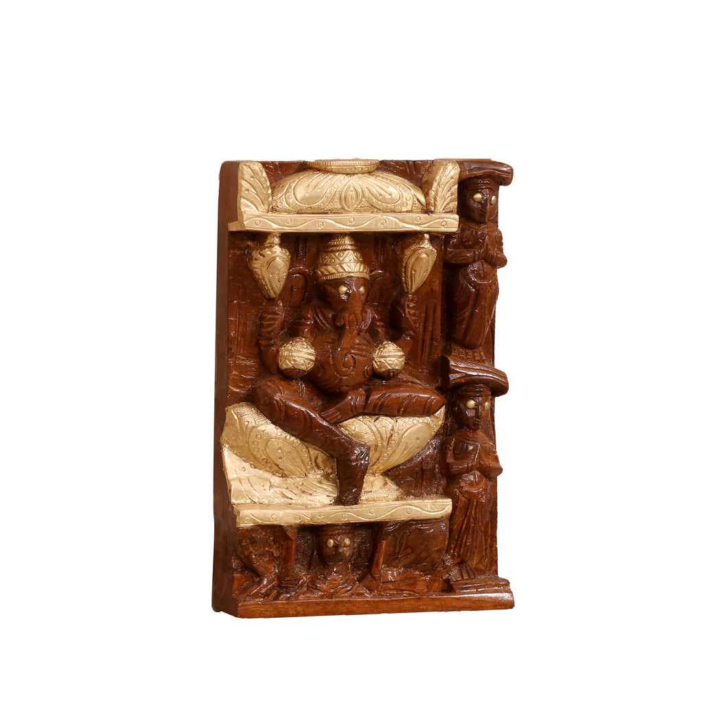 Vera Carved Panelled Home Temple — view 3