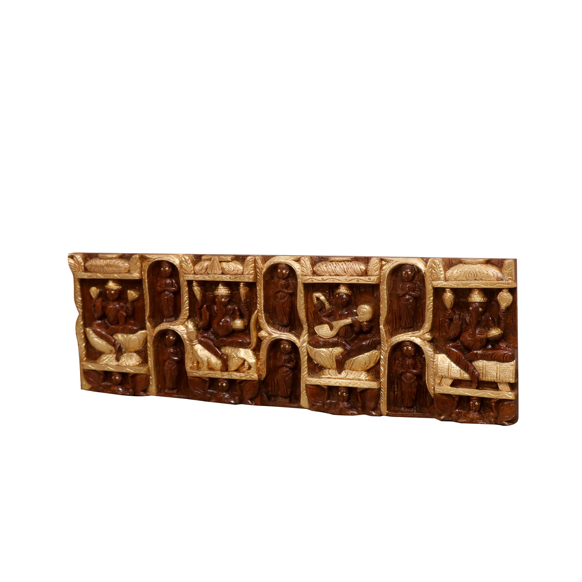 Thea Carved Panelled Home Temple — view 1