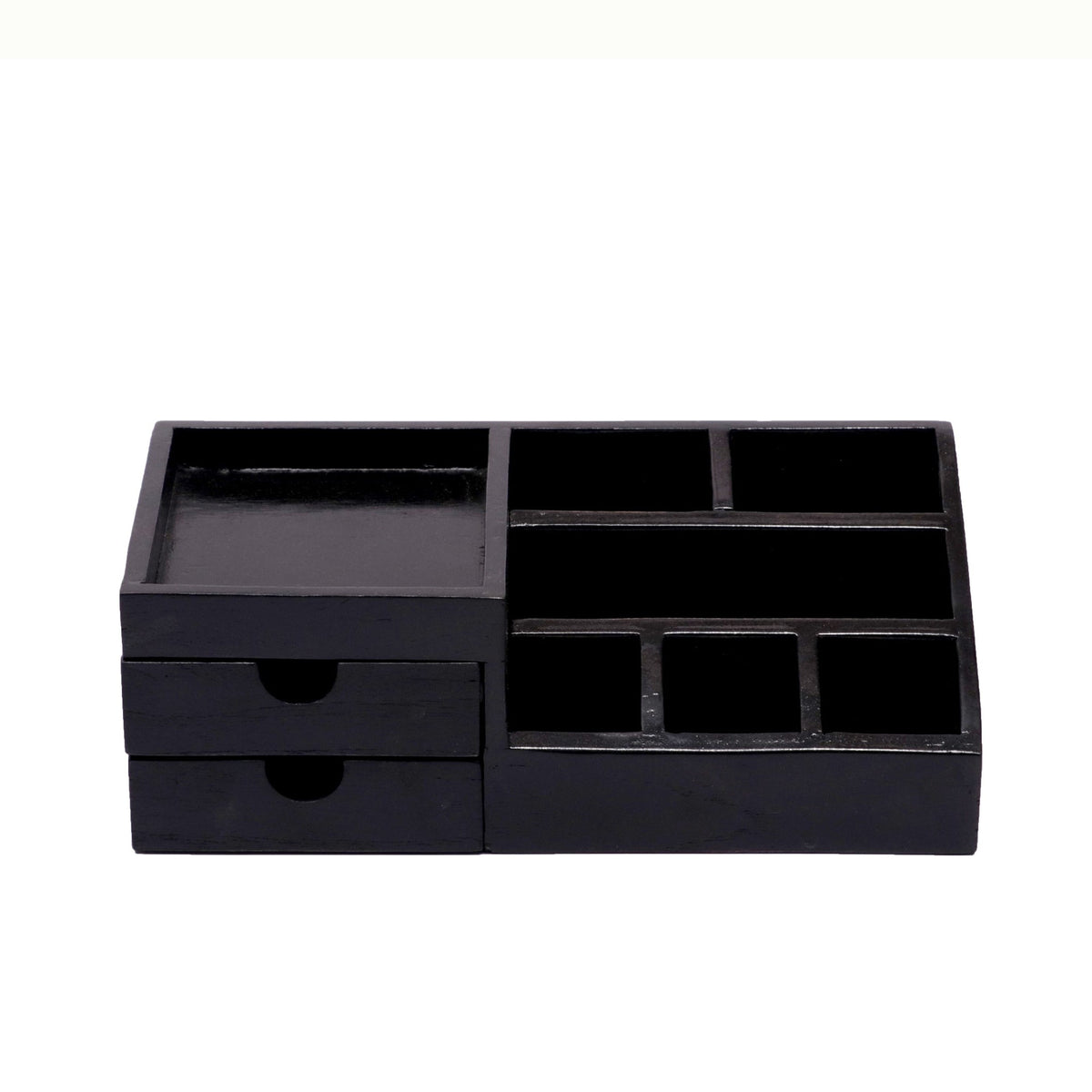 Reeve Solid Wood 7 Compartment Desk Organizer - Dark - product image 4