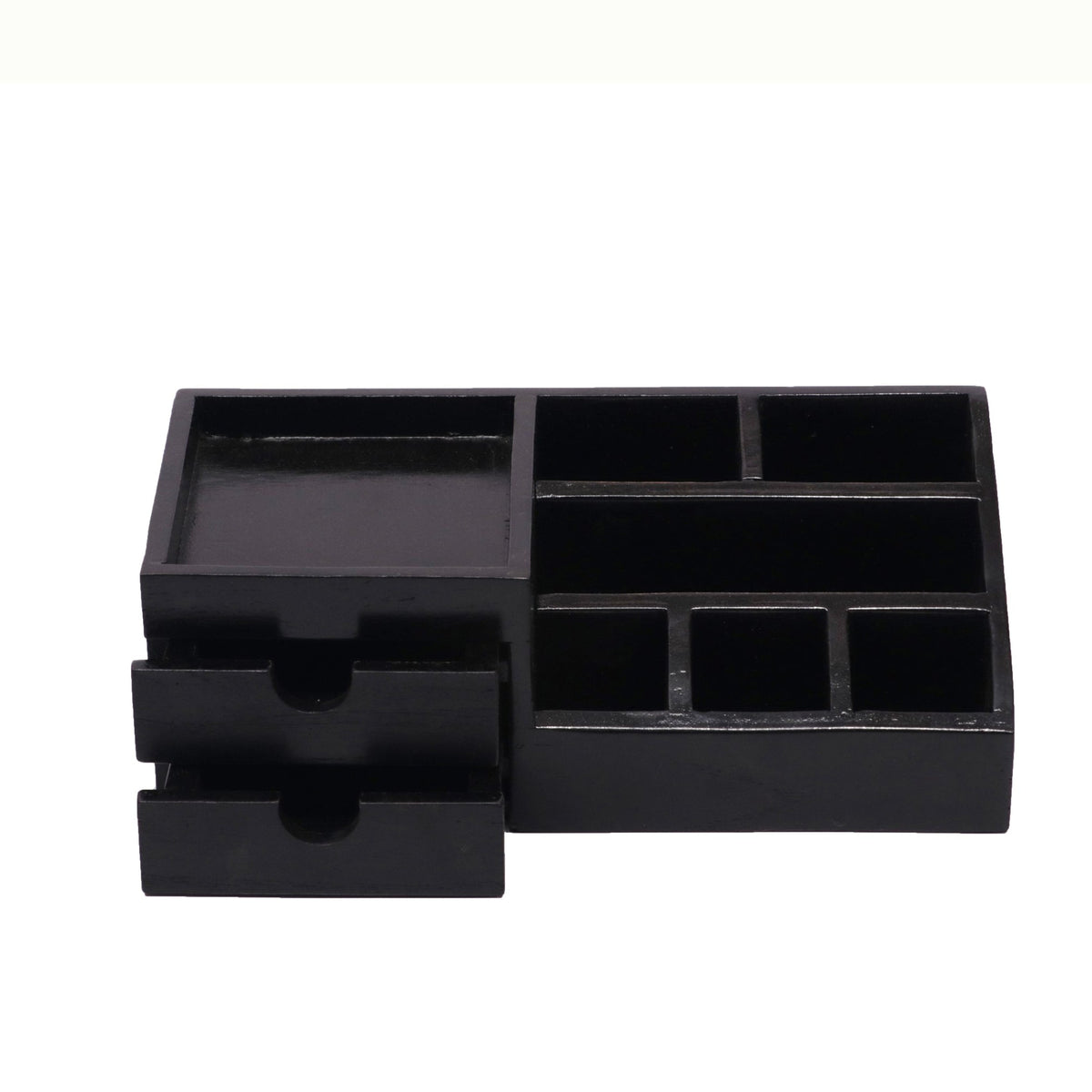 Reeve Solid Wood 7 Compartment Desk Organizer - Dark - product image 5