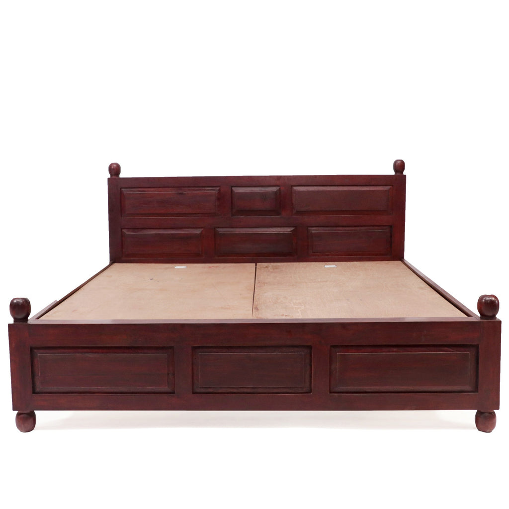 Wooden Plain Classical Bed (Acacia Wood) Bed