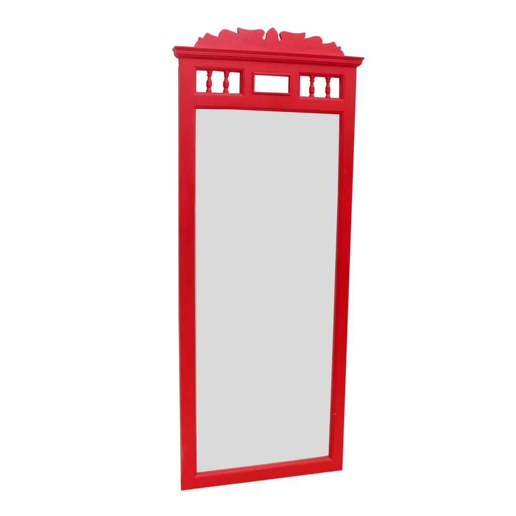 Silas Red Wall Mirror — view 3