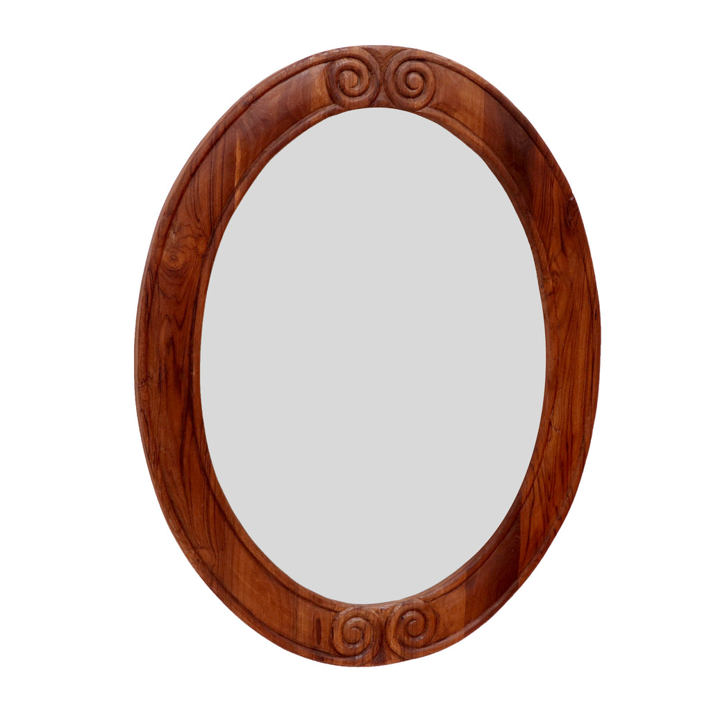 Sienna Oval Wall Mirror — view 3
