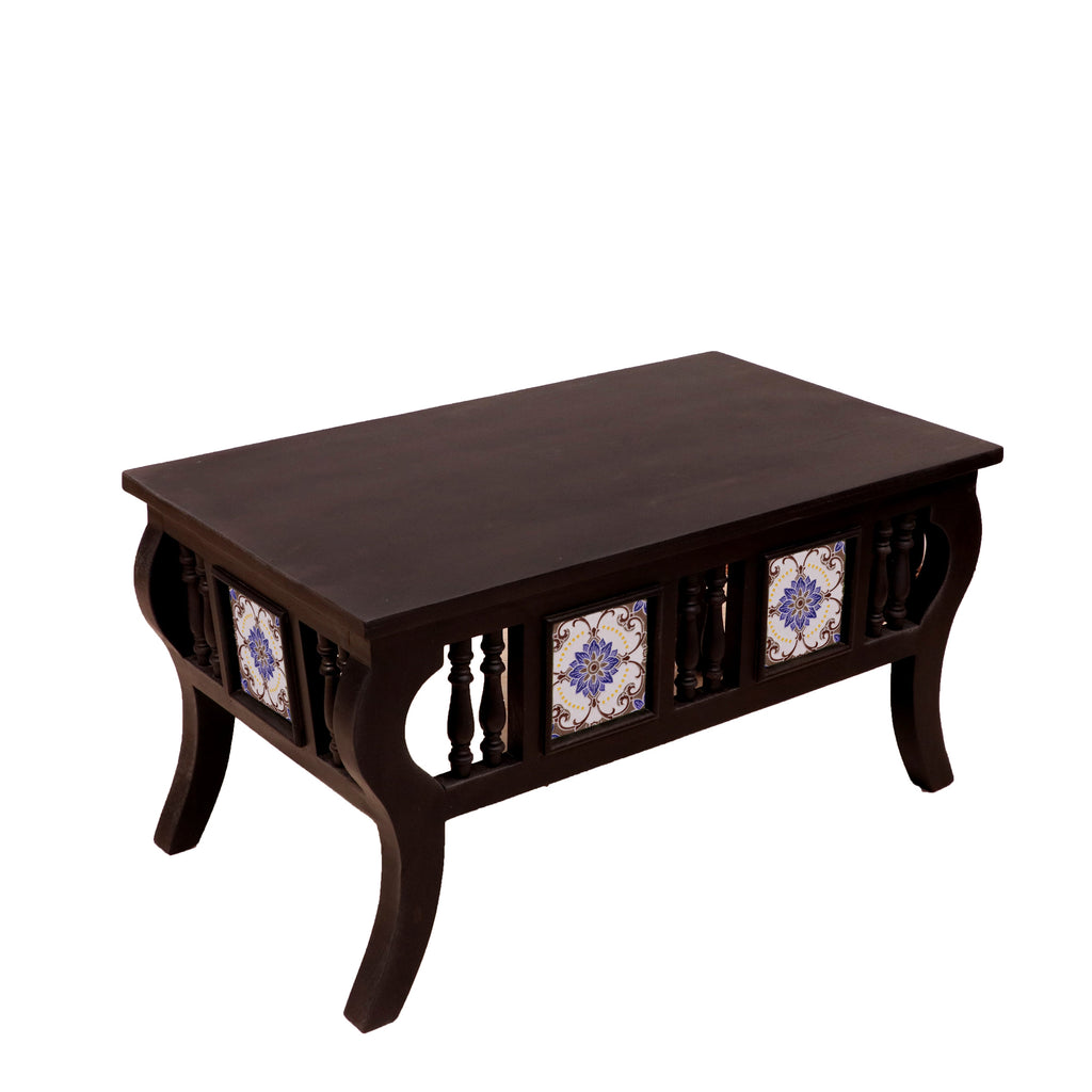 Leona Tiled Black Coffee Table — view 3