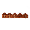 Bellamy Solid Wood 5-Hook Wall Rack — view 1