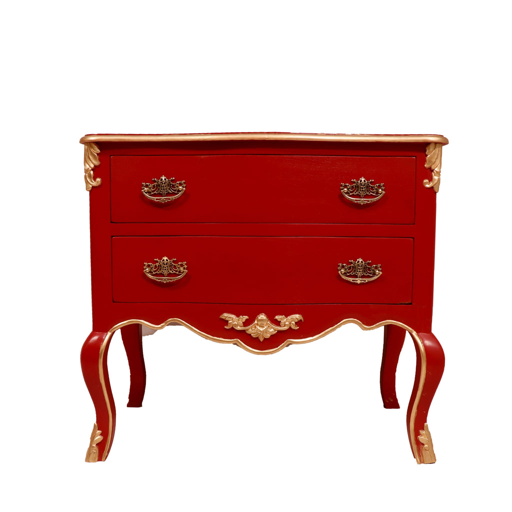 Fiora Red Drawer Chest — view 3