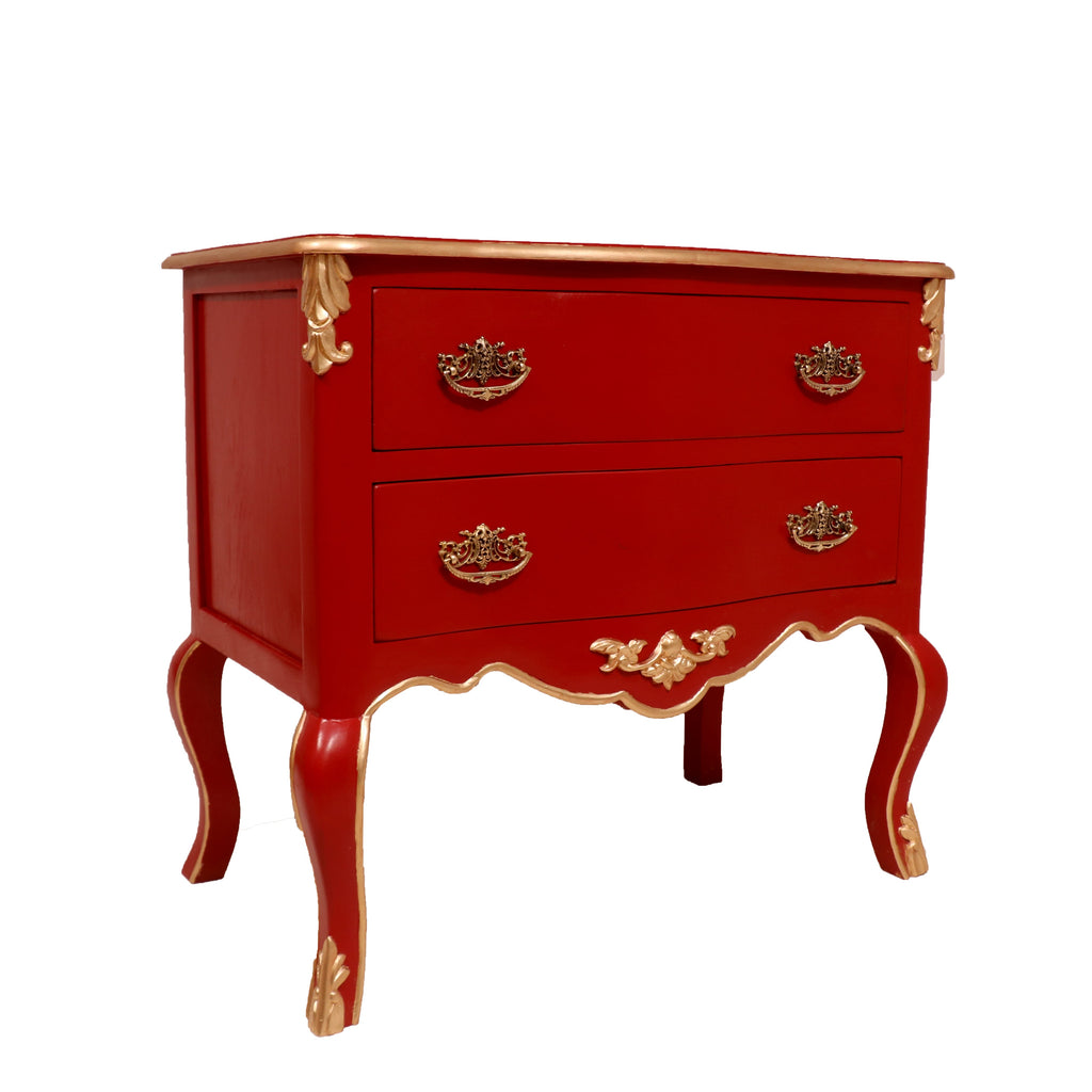 Fiora Red Drawer Chest — view 4