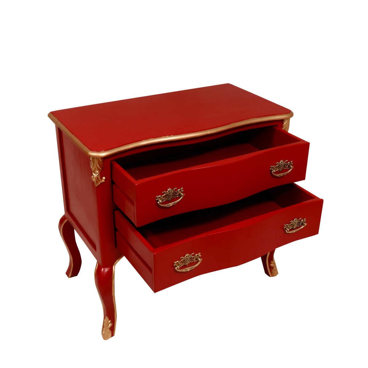 Fiora Red Drawer Chest — view 1