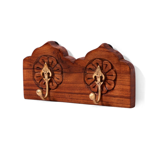 Aurelia Solid Wood Wall Hook Rack — view 2
