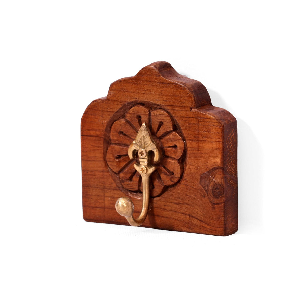 Aveline Solid Wood Wall Hook Rack — view 2