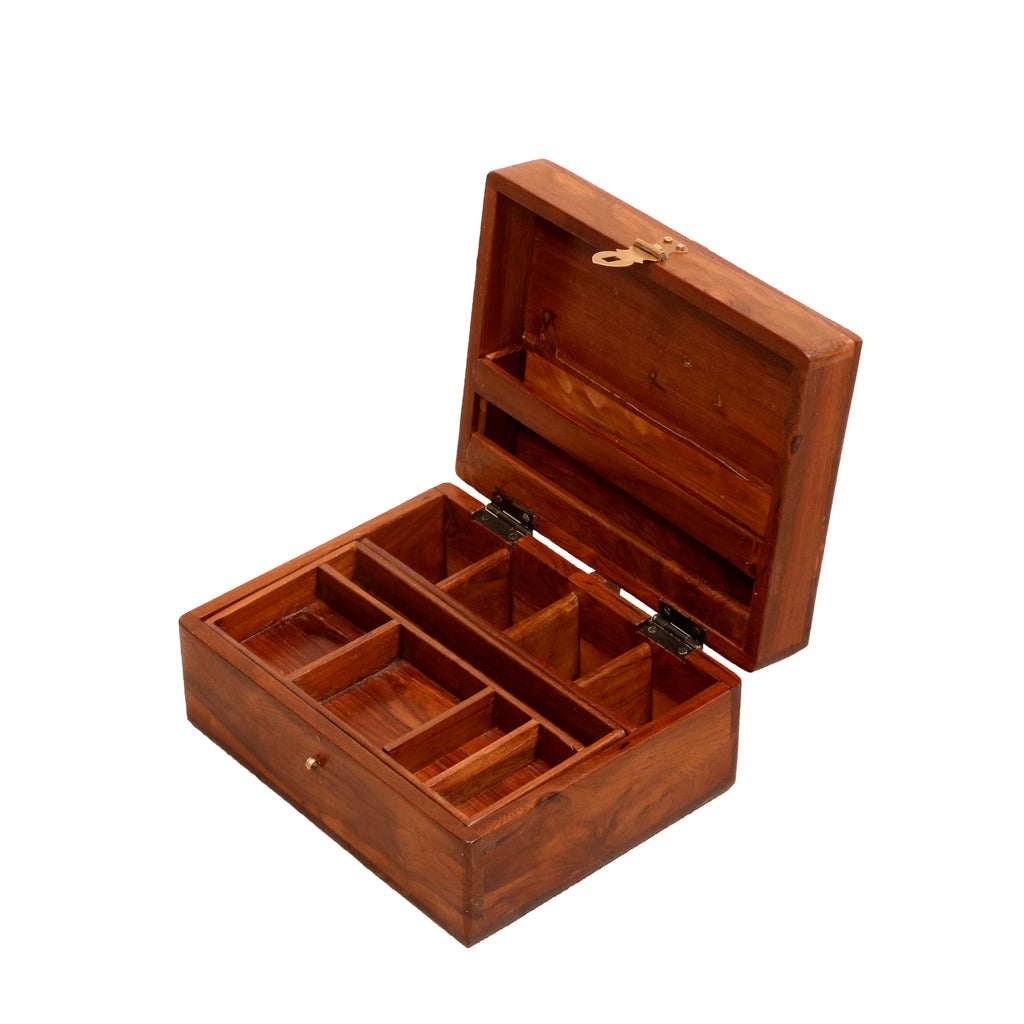 Faye Solid Wood Jewellery Box — view 3