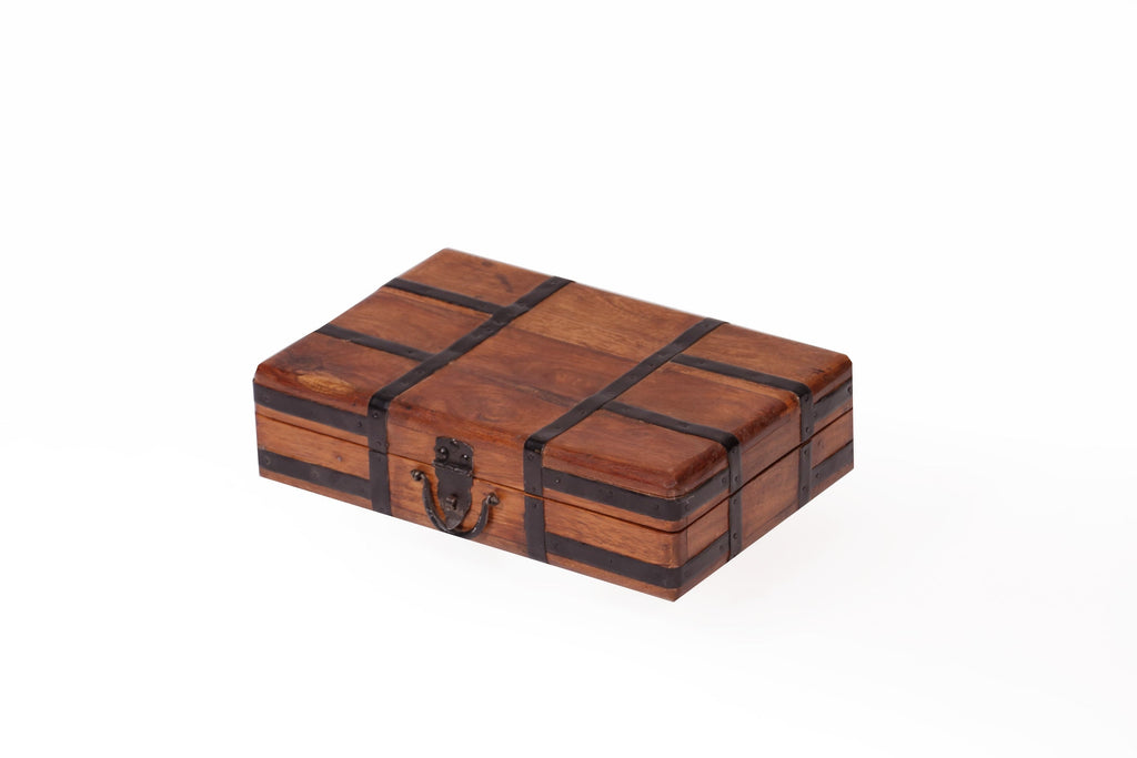 Hazel Solid Wood Storage Box — view 6