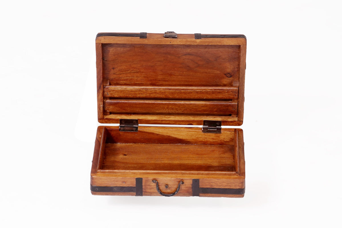 Hazel Solid Wood Storage Box — view 4