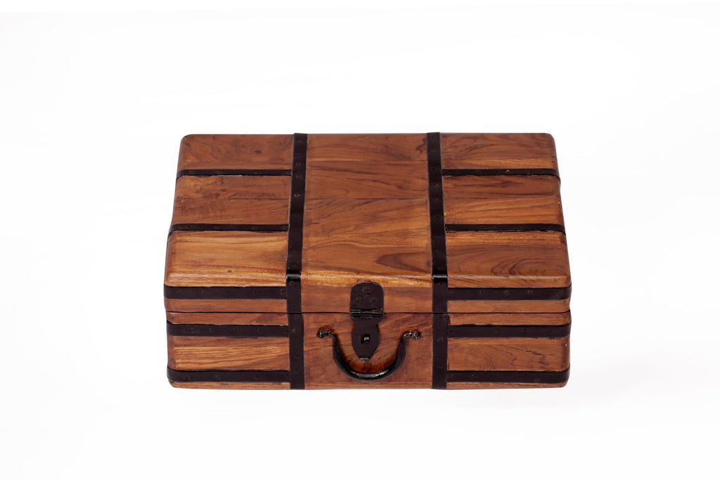 Hazel Solid Wood Storage Box — view 3