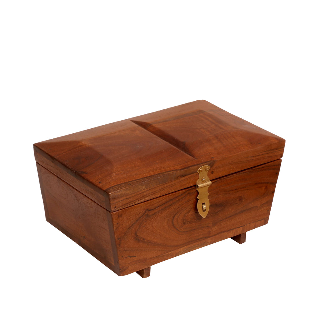 Lumi Solid Wood Storage Box — view 1