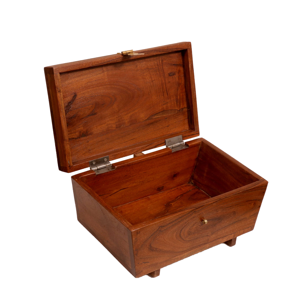 Lumi Solid Wood Storage Box — view 2