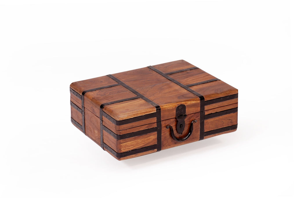 Hazel Solid Wood Storage Box — view 2