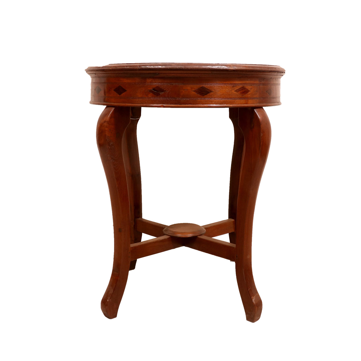 Solana Inlay Round Side Table — view 2