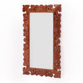 Etta Floral Carved Wall Mirror — view 1