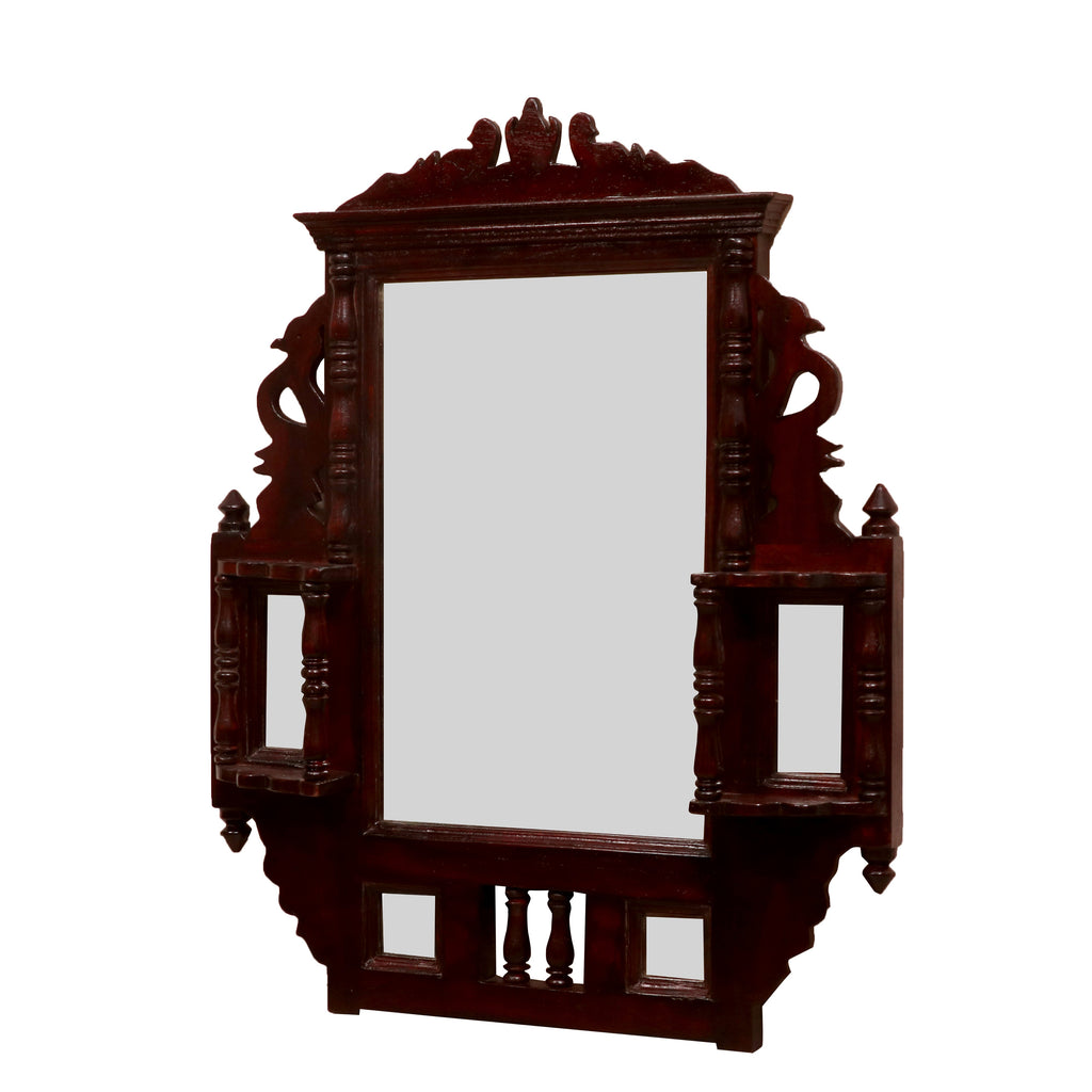 Gemma Solid Wood Wall Mirror — view 3