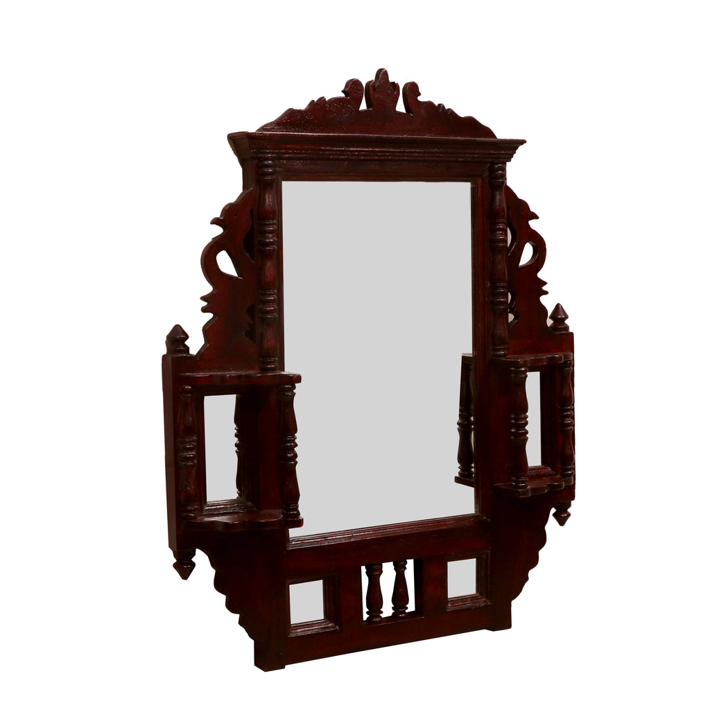 Gemma Solid Wood Wall Mirror — view 1