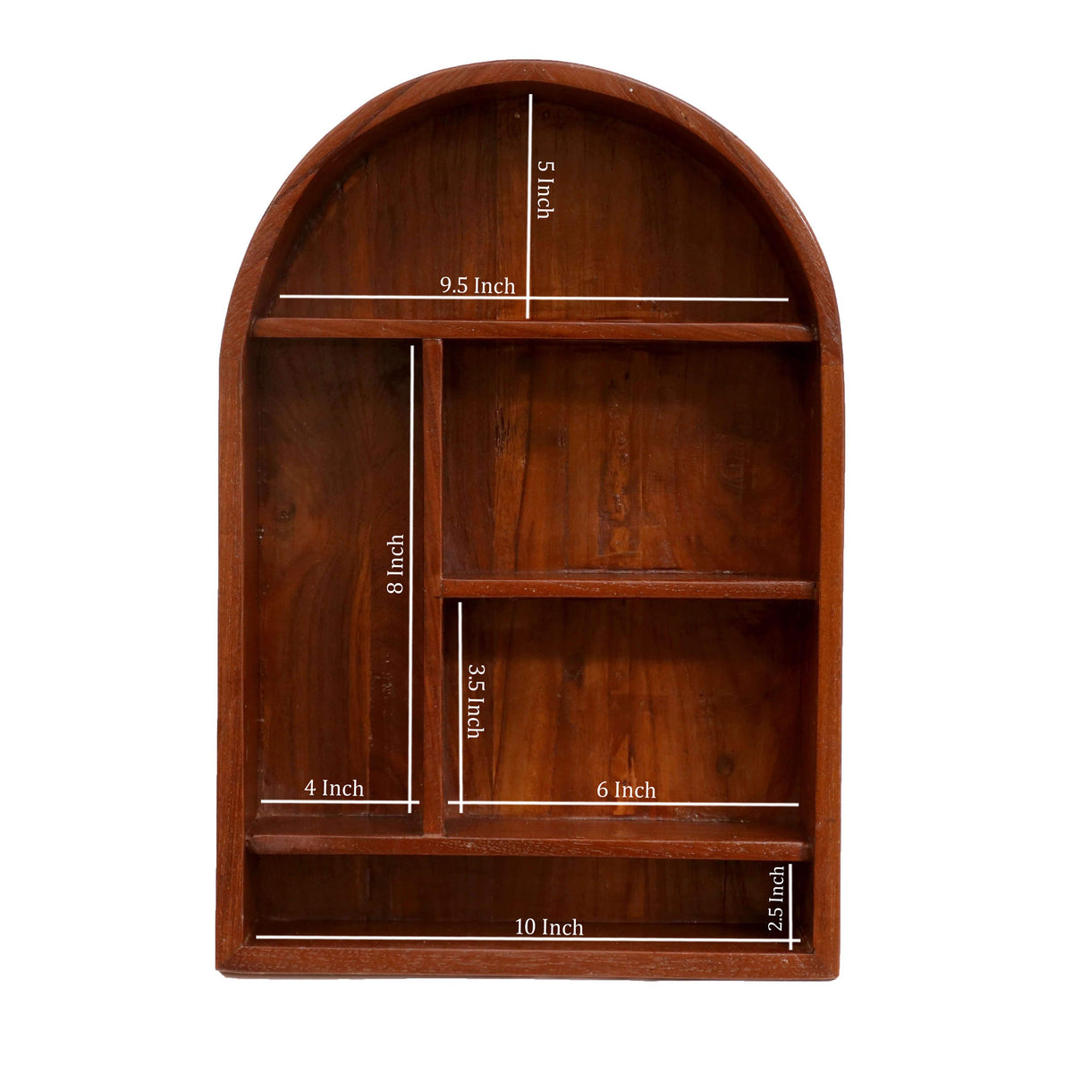 Anais Arched Round Wall Shelf — view 2