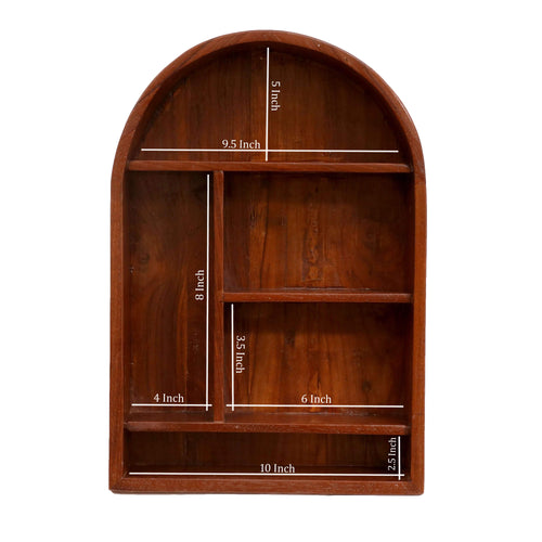 Anais Arched Round Wall Shelf — view 2