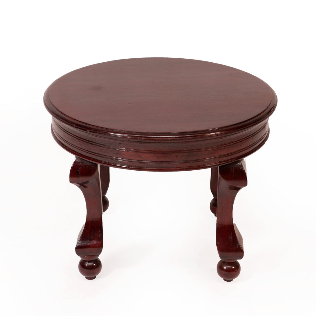 Renata Carved Round Coffee Table — view 2