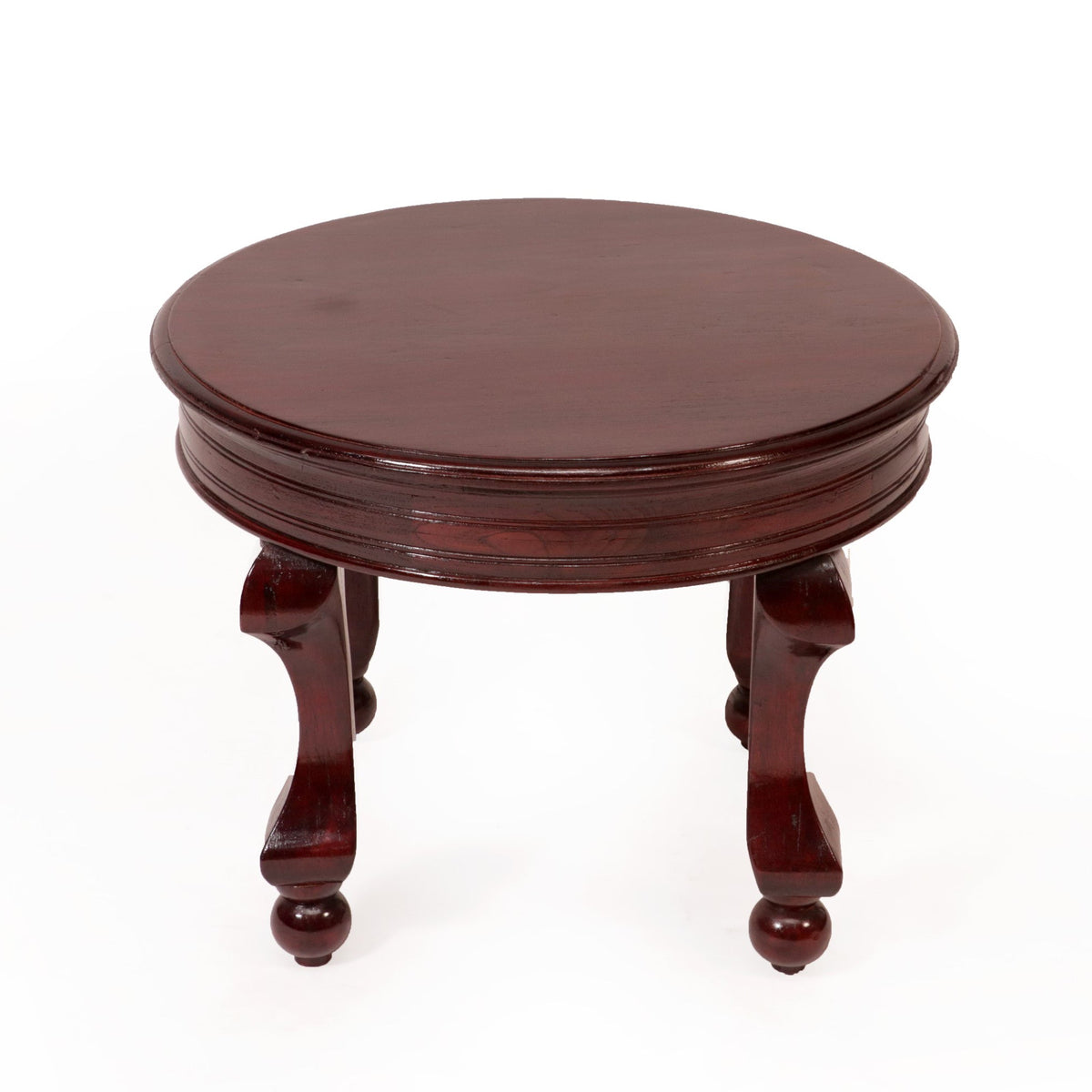 Renata Carved Round Coffee Table — view 2
