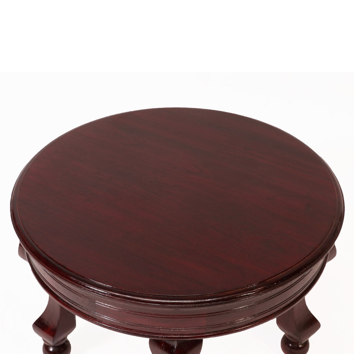 Renata Carved Round Coffee Table — view 4