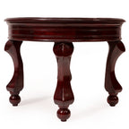 Renata Carved Round Coffee Table — view 3