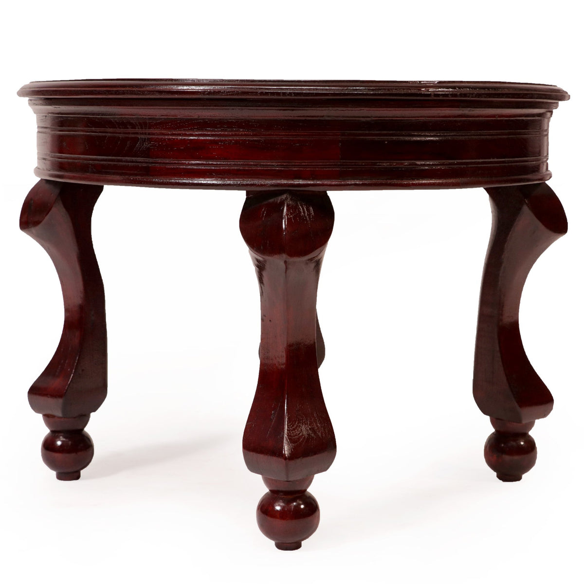 Renata Carved Round Coffee Table — view 3