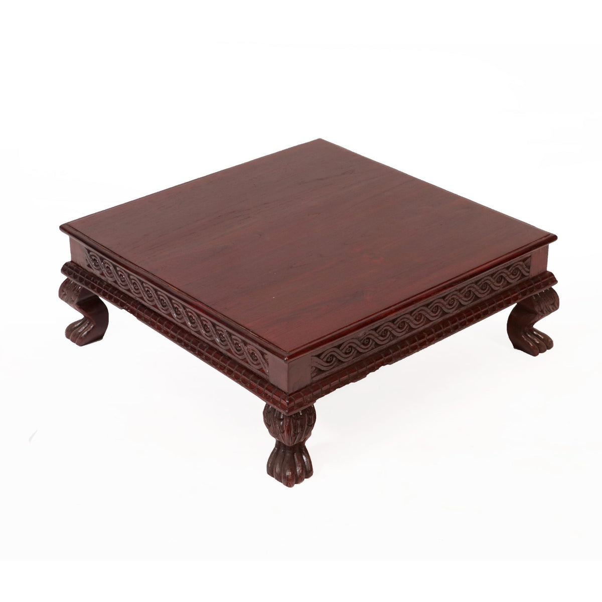 Zelia Carved Bajot Table — view 3