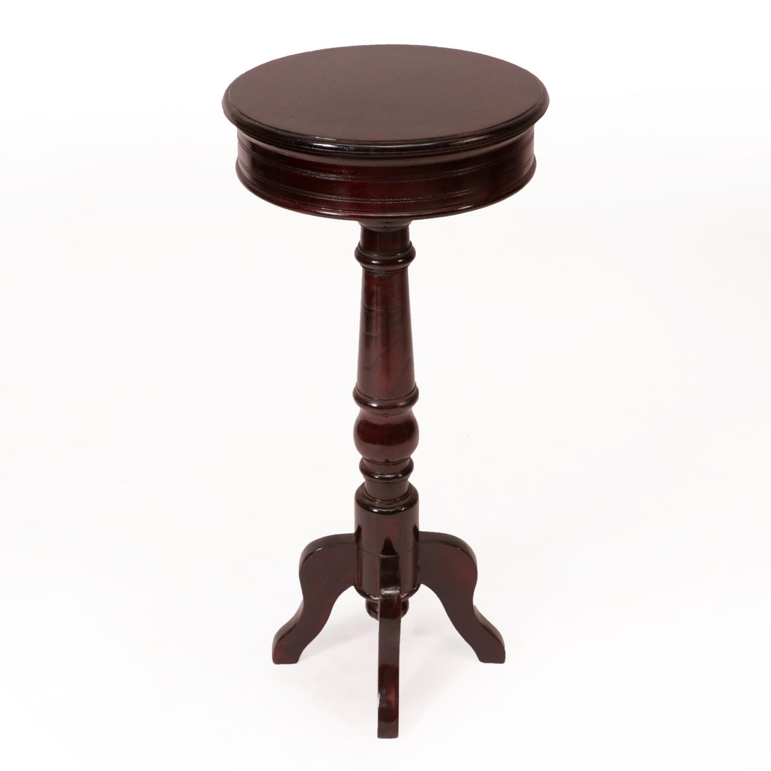 Compact Teak End Table (Large (16 x 16 x 35.5 Inch)) End Table