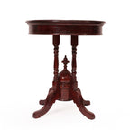 Orla Carved Round Side Table — view 3