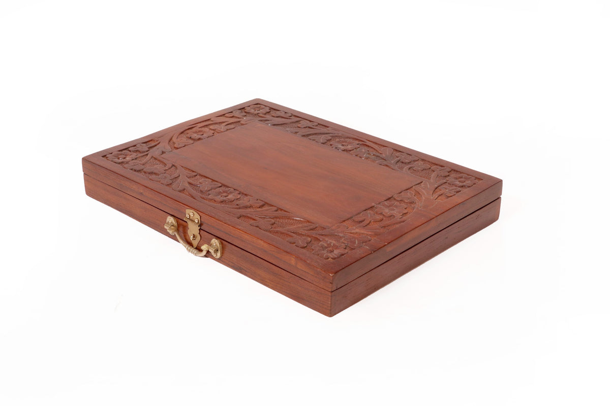 Giselle Floral Carved Storage Box — view 5